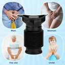 Pee Bottles for Men, Adjustable Emergency Urinal, Car Pee Bottle for Men and Women, Portable Toilet for Car, Shrinkable Personal Mobile Toilet,Urine Bottle