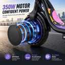 Electric Scooter for Adults, Teens & Big Kids, 350W-500W Motor, 10Mph-21 MPH & 10-28 Miles Max Range, 6.5 to 10 inch Tires, Portable Lightweight E-Scooter