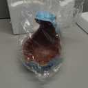 aboxoo Hippo Statue Home Resin Hippopotamus Figurine Fun Candy Dish,Key Bowl,Big Mouth Sculpture Table Art Decoration Sundries Container Storage Box (Light Blue)