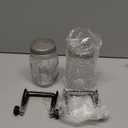 Sprouting Jar Kit, Wide Mouth Quart Mason Jars with Screen Sprout Lids & Stand, Seeds Germination Growing Kit, Seed Sprouter Set for Growing Organic Broccoli Alfalfa Mung Microgreens Bean, 2 Pack