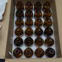 Jaisie.W 120ml Glass Spray Bottles with Fine Mist Sprayer 24Pack, Small Amber Glass Spray Bottles 4 oz for Perfumes,Cleaning Products,Pet Spray (4fl.oz, Set of 24)