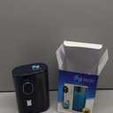 Automatic Mouthwash Dispenser for Bathroom (20.3 oz) - Touchless Smart Mouth Wash Dispenser with 4X Magnetic Cups - Wall-Mounted and Countertop Set for Kids and Adults Bathroom (Navy Blue)