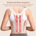 Fit Geno Posture Corrector for Women: Adjustable Lightweight Upper Back Brace for Neck Shoulder & Upper Back Pain Relief - Improve Posture Correct Hunchback Slouching Kyphosis Invisible Under Clothes (XS/S Under Bust 26"-37") (Beige)