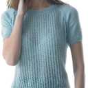 Silky Cashmere Fingering Weight Yarn Hand Knitting/Crochet for Fashion Garments (08-Light Blue)