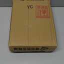 Tstarer Desk Makeup Mirror with Solid Wood,Elliptical Vanity Table Mirror for Living Room Bedroom (7.5 W x 13.5 H) (Rustic Brown)