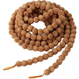 Christmas Garland 9 Feet Velvet Christmas Garland Xmas Vintage Holiday Bead Garland for Tree Mantel Fireplace Decorations (Brown)