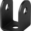 GBGS 20 Pcs Black 1" U Bracket for Panel,1/8"(3 mm) Thick, Powder Coating