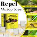 Mosquito Repellent Pouches - Outdoor, Indoor, Travel Size | 30-Day Protection, Non-Toxic & Plant-Based | Safe for Kids, Pets | Patio, Camping, Yard Defense (12, Yellow)