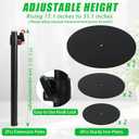 Adjustable Plant Risers for Inside Pots, 17-31" Rise Planter Insert Filler for Large Pots, Plant Lift Inserts Pot Risers for Indoor Outdoor Tall Taper Planter Container (6" 8" 10" Base Top, Set of 2)