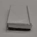 Expandable Under Cabinet Shelf Organizer with 0.94-Inch Thick Clips, Heavy Duty Extendable Under Shelf Storage Basket for Pantry or Laundry Room, White, 1 Pack, Interior: 4.13" H x 7.2" D