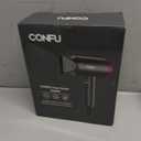 Hair Dryer with Diffuser, CONFU Ionic Blow Dryer 1600W, Portable Lightweight Fast Drying Negative Ion Hairdryer, 3 Heat Settings with Diffuser and Concentrator Nozzle for Home & Travel