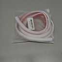 78" Silicone Cord Hider for Wall Mount TV,Self-Adhesive Cable Hider for 1 Cord(1/4" Diameter),Cable Management Under Desk,Cord Organizer,Cable Raceway Home & Office Trim,Cord Concealer Channel,White (Regular-78 inch)