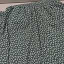 OUGES Maternity Maxi Dress Wrap Baby Shower Pregnancy Dresses for Photoshoot Maternity Outfits Summer Clothes 2026 (Green Floral)