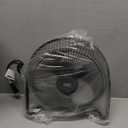 Comfort Zone 9-Inch High-Velocity Desk Fan, All-Metal 3-Speed Turbo Air Circulator with 180° Tilt, Quiet Small Table Fan for Office, Bedroom, and Home, Fully Assembled, ETL Listed