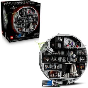 LEGO Star Wars Death Star Building Set for Adults, Ages 18+ - Collectible & Room Decor for Office, Bedroom, or Book Shelf - Fun Activity for Men, Women, & Movie Fans - Gift Idea for Birthdays - 75419