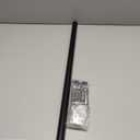 Ivilon Drapery Window Curtain Rod - End Cap Style Design 1 Inch Pole. 28 to 48 Inch Color Black