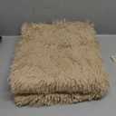 BENRON Fluffy Runner Rugs 2x4, Soft Long Runners for Bedroom Hallyway Entryway Kitchen, Washable Fuzzy Throw Rug for Kids Girls Room Decor Photo Prop, Light Tan