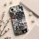 Esdot for iPhone 16e Case Cute - Wireless Charging Compatible - Dual-Layer Soft Silicone + Hard Shell - Wildflower Design - Protective Phone Cover for Women Girls - Scream