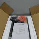 Fluted Night Stand with Charging Station, Wood Nightstand with Large Drawer and Open Storage Cabinet, Mid-Century Modern Bedside Table End Table for Bedroom Closet Office