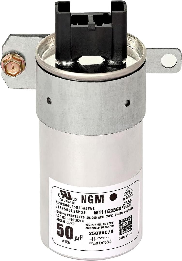 W11395618 Washing Machine Motor Run Capacitor Fit for Whirlpool Maytag Kenmore