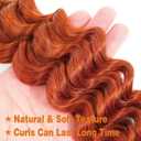 Deep Wave Human Braiding Hair 50g Per Bundle 2 Pcs Total 100g 16 Inch Ginger Orange 350 Brazilian Virgin Bulk No Weft Braiding Human Hair for Black Women