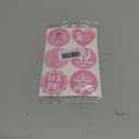 120 Pcs 2 Inch Pink Ribbon Stickers Breast Cancer Awareness Stickers | Pink Ribbon Awareness Decal Sticker Envelope Sealer Breast Cancer Decal for Woman Charity Support Events