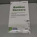 2 x 200PCS 10 inch Bamboo Skewers for wooden sticks BBQAppetiserFruitCocktailKabobChocolate FountainGrillingKitchencrafting and Party. =3mm, More Size Choices 6"/8"/10"/12"/36"