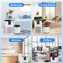 MOOKA M05 Air Purifier Filter, 3-in-1 True HEPA Filter, High-Efficiency Activated Carbon Air Filter for Smoke, Odor, Dander, Pollen