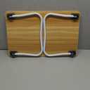 Portable Lap Desk Bed Desk Lap Table Bed Table, Laptop Stand Breakfast Serving Tray, Foldable & Lightweight Mini Table, Lap Tablet Desk for Sofa Couch Floor - - Black