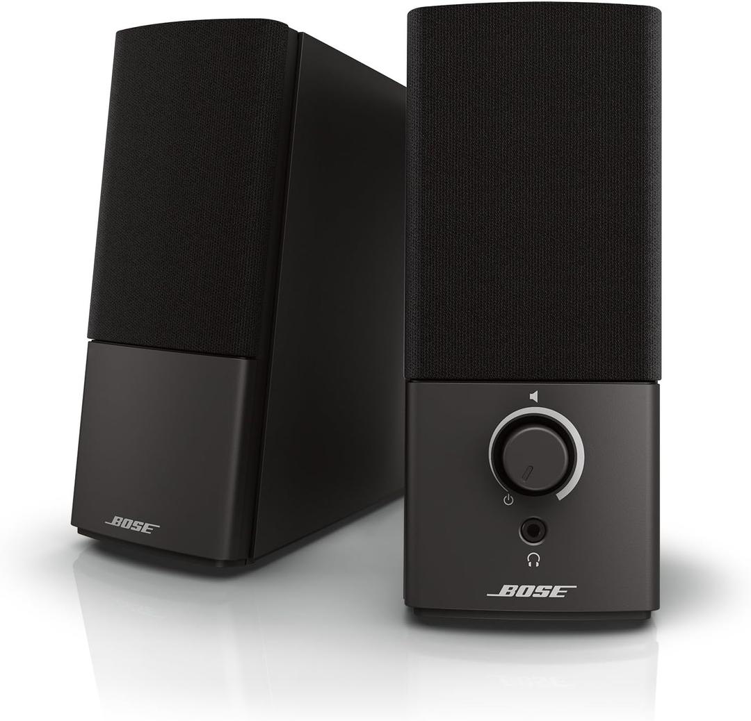 Bose Companion 2 Series III Multimedia Speakers - for PC (with 3.5mm AUX & PC Input) Black