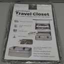 Hanging Luggage Organizers for Suitcase - Collapsible Packing Cubes with Shelves Made for Easy Traveling, Great Organization System, Carry-on Luggage Closet - Large