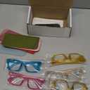 REAVEE 6 Pack Oprah Style Reading Glasses for Women Blue Light Blocking, Cute Square Computer Readers with Spring Hinge
Amazon's Choice