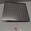 NearMoon Rain Shower Head, High Flow Stainless Steel Square Rainfall Shower, High Pressure Design, Awesome Shower Experience Even At Low Water Flow (10 Inch, Chrome Finish)