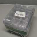 Bonviee 5 Packs Seed Starter Tray with Plant Light, Elevated Seedling Starter Trays Kits with Adjustable Humidity Domes and Clear Cell Tray, 12 Full Spectrum led lamp Beads for Plants Indoor-Green