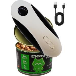 Rechargeable Electric Can Opener for Seniors and Arthritis Hands, Automatic Can Opener Smooth Edge, Abrelatas Elctrico, Works for Different Shapes and Sizes of Cans, small