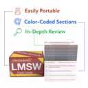 LMSW Exam Prep 2026-2027 Study Cards: ASWB Masters Social Work Review with Practice Test Questions [Full Color Cards]