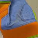 Rawlings | Workhorse Baseball Batting Gloves | Youth Sizes | Multiple Colors (Youth X-Large, Columbia Blue / Orange)