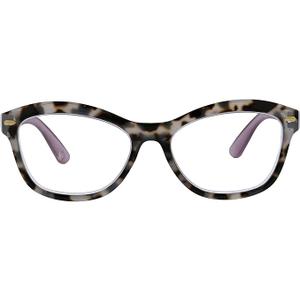 Peepers by PeeperSpecs Women's Blue Light Reading Glasses + No Correction Eyewear, Soft Cat Eye