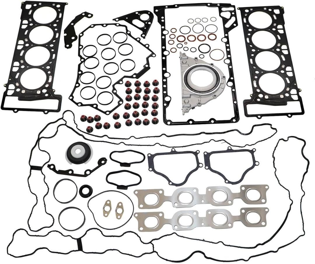 XQSMWF N63 Engine Overhaul Head Gasket Set 11127567765 Compatible with BMW 550i 650i 750Li X5 X6 E70 E71 F10 F02 F07 Replace 11-12-7-567-765 11147583221