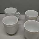 Everyday White Beaded Set of 4 Mugs, 14 ounce