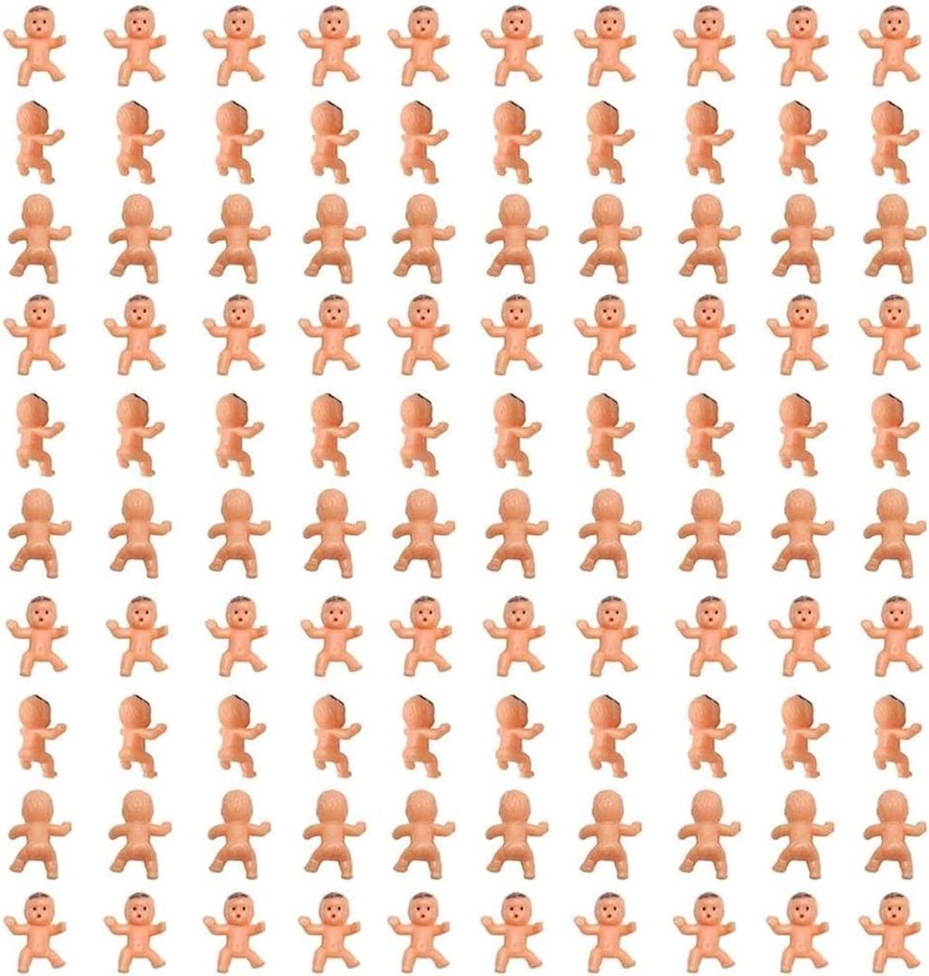 200pcs1 Mini Plastic Baby Party Preference Baby Shower, Ice Games, Baby Game Decoration Party