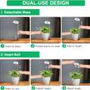 Aokrean Grow Lights for Indoor Plants,Full Spectrum Plant Lights for Indoor Growing with 3/9/12H Timer, 3 Color Modes, 10 Brightness, 6.5"-26" Height Adjustable Small Grow Light, 2 Pack(3.4in)