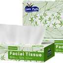 Lam Pure tissues 80 Tissues per Box,3-Ply tissue paper facial tissue 8 square boxes of bulk facial tissues Applicable to Dining room bedroom