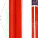 Red Aisle Runner - Professional-Grade Nylon, Includes Tape Double-Sided Adhesive - Disposable Scroll Pattern Runner Great for Indoor Events or Weddings, Prom, Hollywood Parties