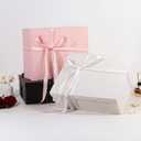 Rinrda Extra Large Gift Box 16.5x13x5.5 inches,Black Gift Boxes with Lids for Presents,Perfect for Birthday,Valentine's Day,Christmas,Anniversaries,Contains Card,Ribbon,Shredded Paper Filler., 1 count