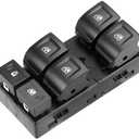 LCWRGS Master Power Window Switch Driver Side Compatible with 2014-2022 Chevy Silverado 1500 2500 HD 3500 HD, Colorado, GMC Canyon, Sierra, Canyon, Cadillac ATS-V, OE# 23427098