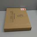 12"x16" Clear Acrylic Serving Tray with Golden Handles, Sturdy Huge Capacity Acrylic Tray for Coffee, Juice, Kitchen and Desk Organizer, Storage Tray (12"x16")