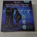 2-in-1 Dog Shock Collar & Dog Bark Collar - Smart Anti Barking Dog Training Collar with 5 Adjustable Sensitivity & 3300FT Remote for All Breeds IP67 Waterproof Rechargeable E-Collar (White)