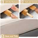 Leinuosen Mattress Lifter & Bed Maker Tool for Changing Sheets, Mattress Wedge Elevator, Bed Sheet Tucking Paddle Effortless Lifting Tuck Sheets Alleviating Back Pain(