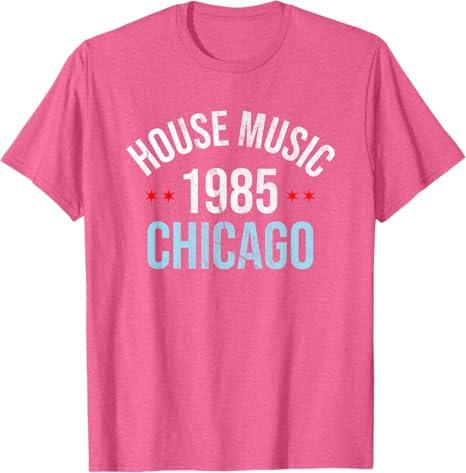 House Music 1985 - Chicago DJ Distressed T-Shirt 3XL